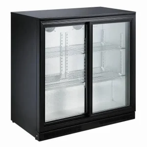 barkoelkast - 2 schuifdeuren - 198 liter -900x500x(h)900 -LED Snelle Levering