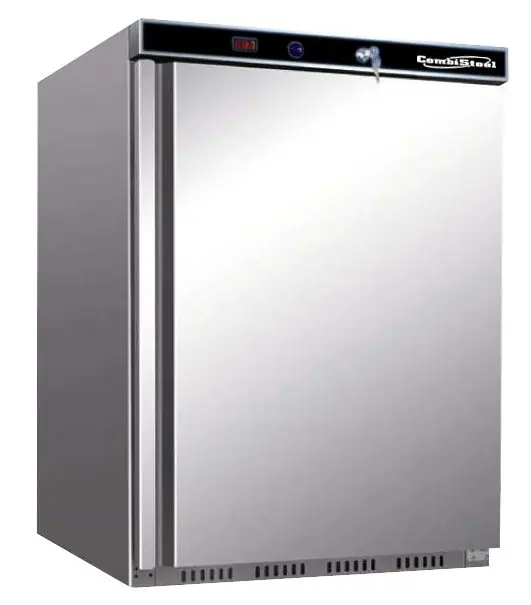 RVS Horeca Vrieskast - 120 Liter - 60x59x(h)85cm Actieprijs