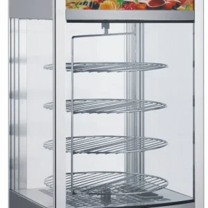 Bestseller Roterende Warmhoudvitrine 97 Liter - 800W - 460x448x785(h)mm