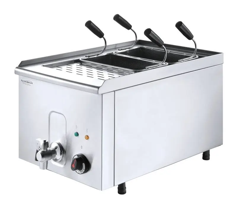 Beperkte Voorraad Pastakoker met Aftapkraan - Inclusief Manden - 3.5 kW - 40x68x(h)37cm