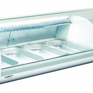 Shop Nu Sushi Vitrine - 4x 1/3GN - 1177x420x265(h)mm