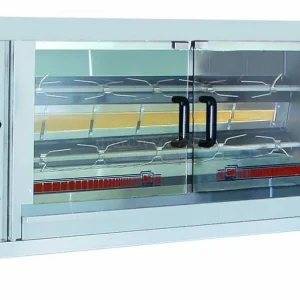 Kippengril Gas - 2 Spitten - 1320x460x(h)680mm - 6KW - 10 Kippen Beperkt Aanbod