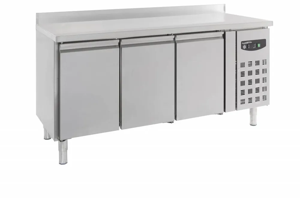 Favoriet Koelwerkbank - RVS - 3 deurs - 180x70x(h)85cm - Met Spatrand
