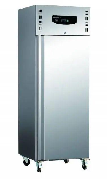 Flitsaanbieding Koelkast RVS+ALU - Statisch, 600 Liter - 3x GN2/1 - 300W - 680x815x2010(h)mm