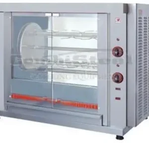 Laatste Kans Kippengrill rotatie - 3 Spitten - 1020x640x(h)830mm - 5.4KW - 9 Kippen
