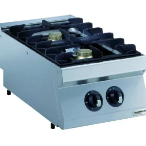 Beperkte Voorraad Gasfornuis 2 Branders- 2 x 5,5kw - 400x700x(h)250mm