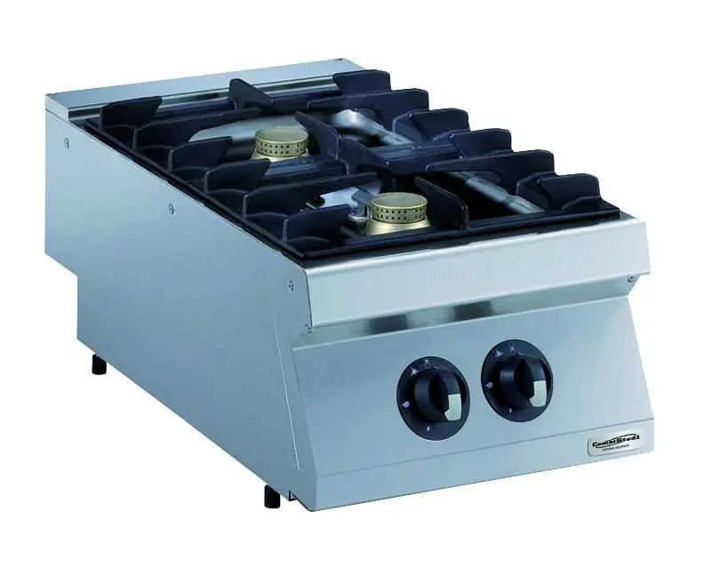 Beperkte Voorraad Gasfornuis 2 Branders- 2 x 5,5kw - 400x700x(h)250mm