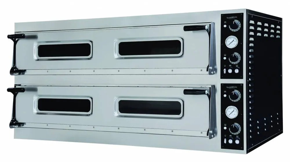 Direct Verzonden Pizza Oven Elektrisch Dubbel - Pizza 40 cm - 12 stuks - 1500x1074x(h)745mm