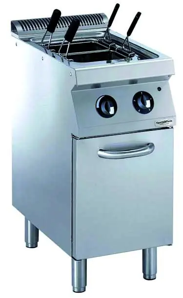 Direct Beschikbaar Pastakoker Elektrisch met onderstel - 400x700x(h)850mm