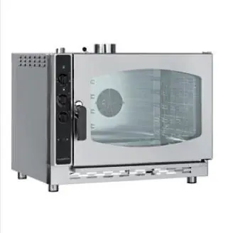 Uitverkoop Heteluchtoven met stoom - 5x 1/1GN- 400V - 870x730x(h)600mm