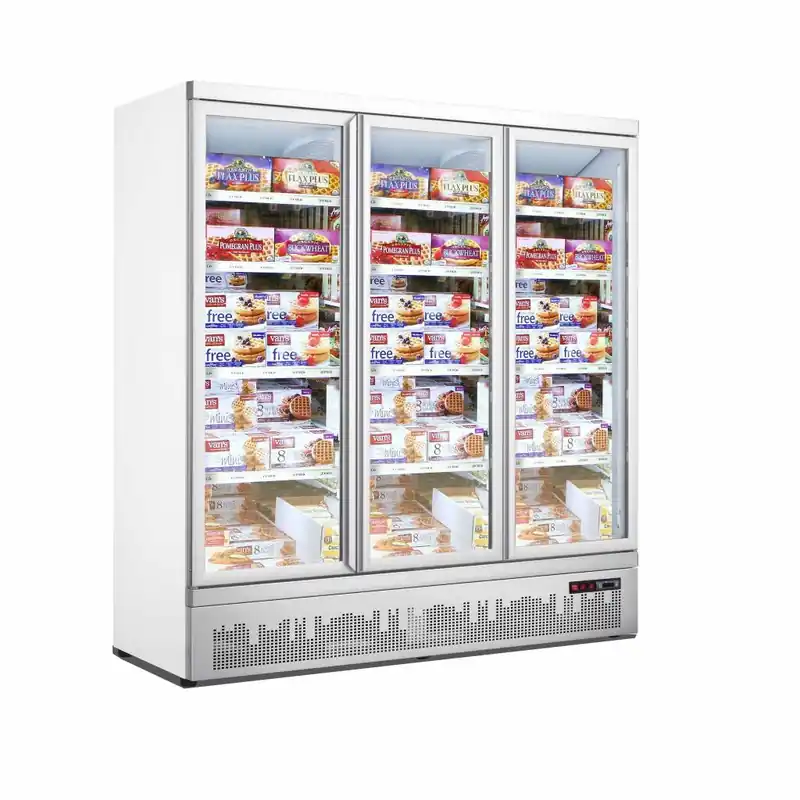 Tijdelijk Beschikbaar Horeca Vrieskast - 3 Glazen Deuren - JDE-1530F - 1880x710x(H)1997mm