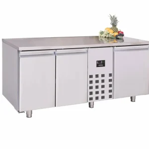 Direct Verzonden RVS diepvriestafel - 3 deuren - 1785x700x(h)850mm
