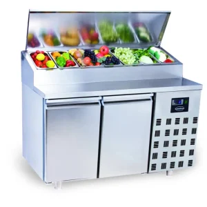 Saladette - luchtcirculatie - 7x 1/3GN - 1400x700x(h)1090mm Merkproduct