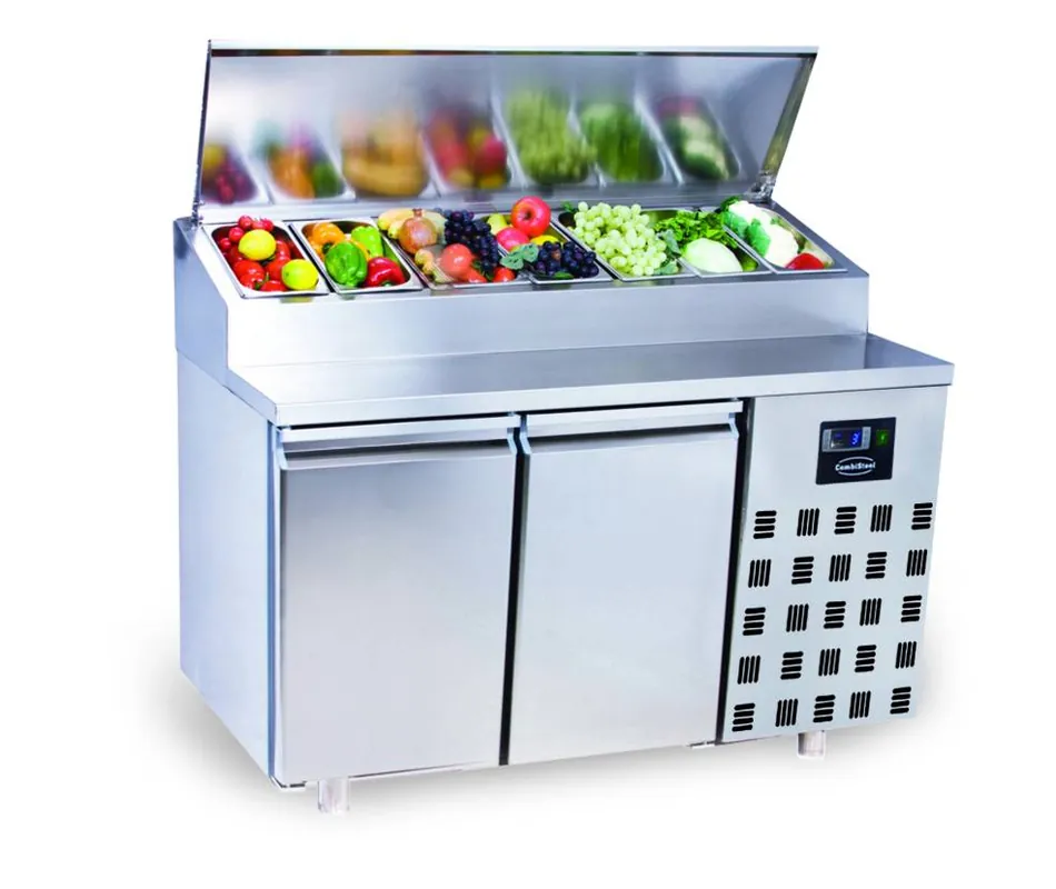 Saladette - luchtcirculatie - 7x 1/3GN - 1400x700x(h)1090mm Merkproduct
