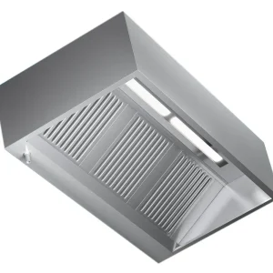 Populair Afzuigkap RVS - 2 filters 1200x100x(h)450mm