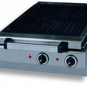 Stoomgrill Elektrisch Tafelmodel - 410x340mm - 49x50x(h)18cm Populair