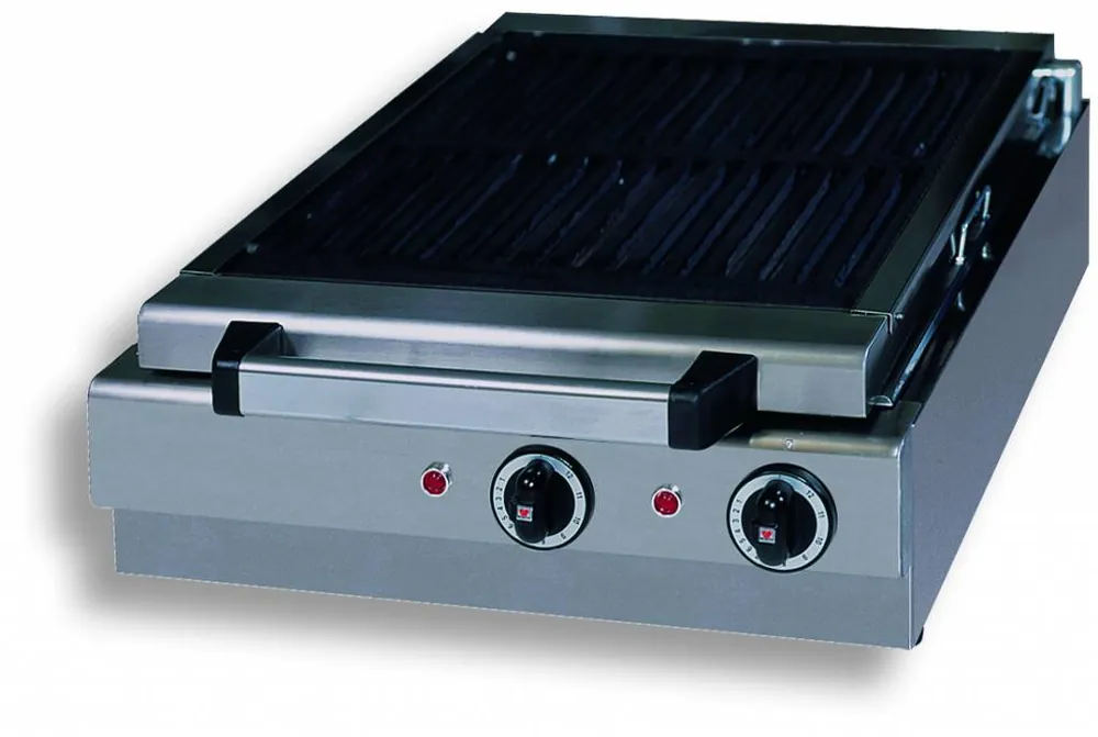 Stoomgrill Elektrisch Tafelmodel - 410x340mm - 49x50x(h)18cm Populair