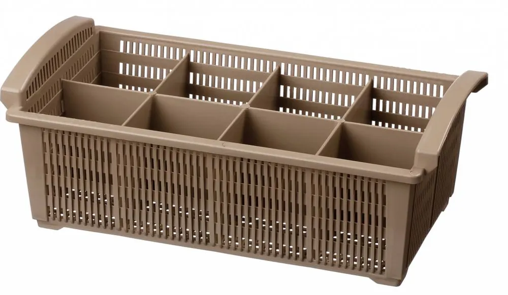 Bestekkoker - 8 compartimenten - 430x210x(h)155mm Veilige Betaling