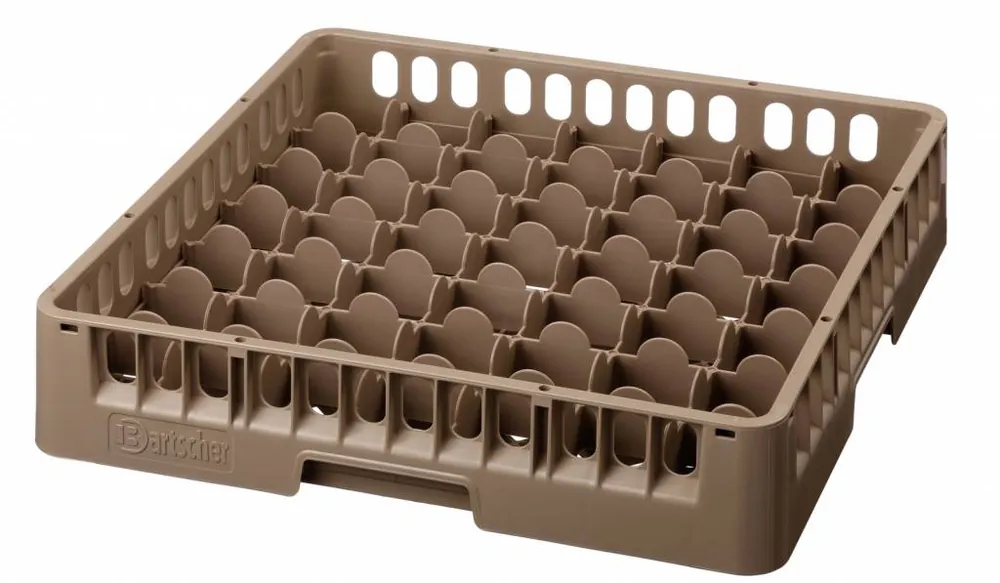 Direct Verzonden Casier de Lavage à Verres | 49 Cases | Max. Ø62/83(h)mm | 50x50cm