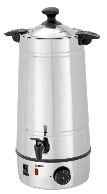 Gluhwein ketel - Edelstalen Behuizing - Temperatuurregelaar - Ø220 mm - 7 liter Betrouwbaar