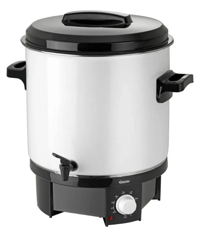 Premium Gluhwein ketel / heet water ketel - Temperatuurregelaar - Tapkraan - Ø320 mm - 18 liter