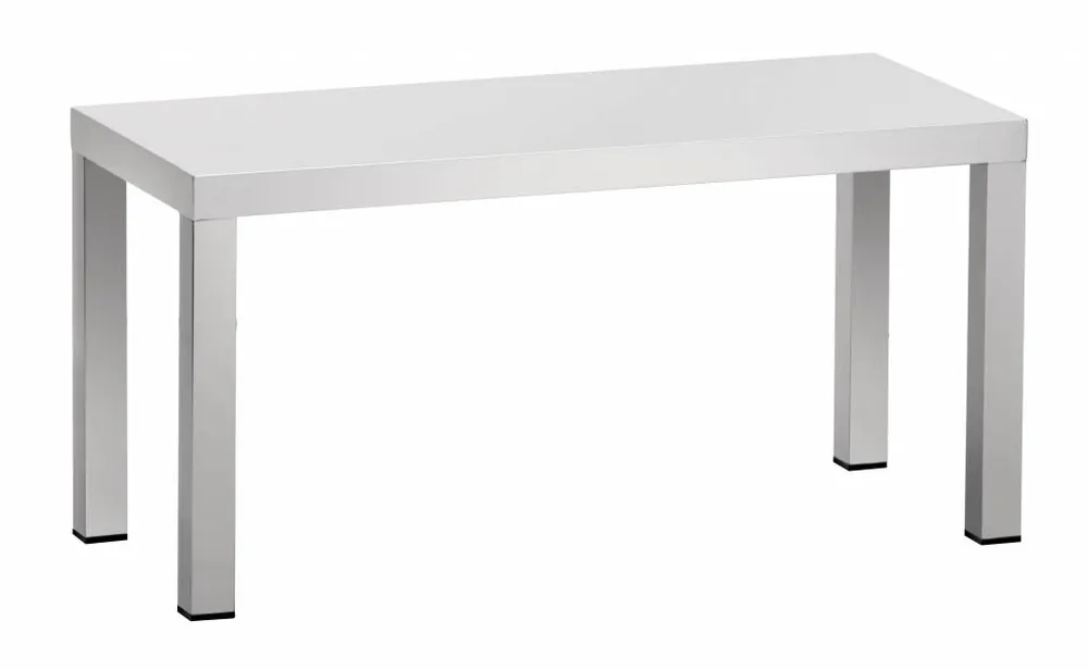 Etagere RVS Enkel, B 800 x D 350 x H 400 mm Op = Op