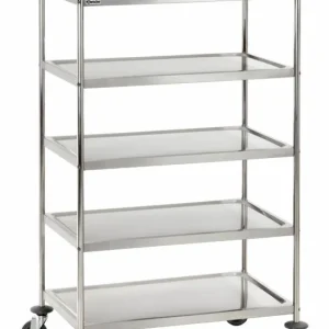 Beste Prijs Transportwagen - 5 bladen - 920x600x(h)1540mm - 150Kg