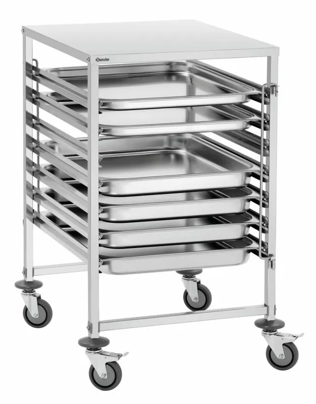 Opruimwagen - 7 x GN 2/1 bakken - dienbladen Beste Prijs