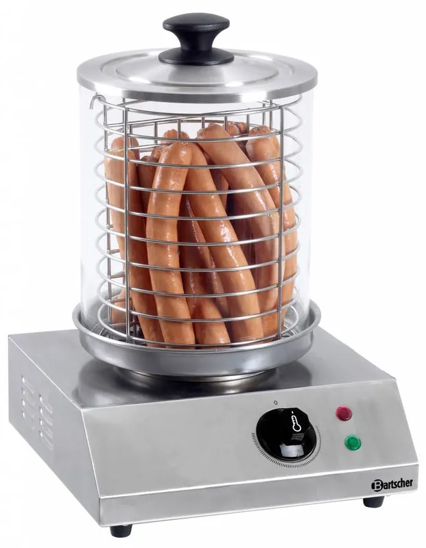Koopje Elektrische Hotdog Koker - RVS - Ø 200 mm - 280x280x(H)355mm