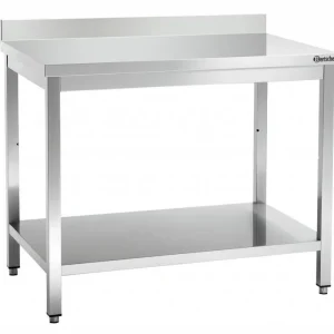 RVS werktafel 1000x700(H)x850mm Laatste Versie