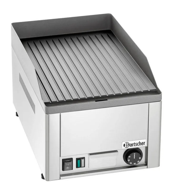 Elektrische grillplaat, geribbeld, 320x480mm Dagaanbieding