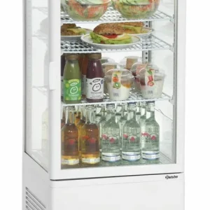 Mini-koelvitrine - Wit - 78 liter - 435x385x(h)960mm Korting