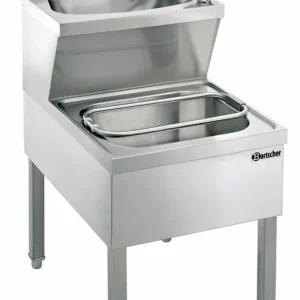 Goedkoop RVS Handwasbak Gecombineerd - Uitstort Gootsteen - 510x700x(H)850 mm