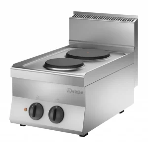 Shop Nu Kooktoestel met 2 Elektrische Kookplaten - 4,1 kw - 400x650x(H)295 mm