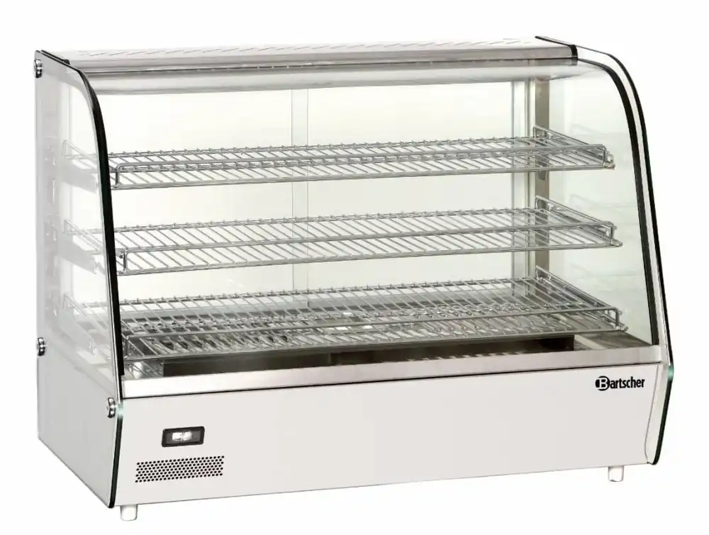 Warmhoudvitrine RVS - 3 Roosters - 2 Schuifruiten - LED Verlichting - 860x570x(h)670mm Korting