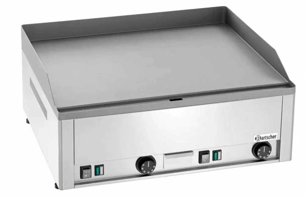 Elektrische grillplaat - Gietijzer/Glad - 66x48x(h)29cm - 6kW Direct Beschikbaar