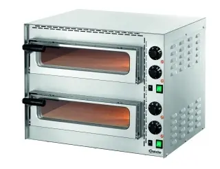 Meest Verkocht Mini Pizzaoven - 2x1 Pizza Ø35cm - Temperatuur Instelbaar tot 400 C - 570x550x(H)475mm