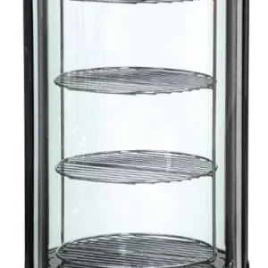Gebaksvitrine - 72 Liter - 4 Verdiepingen - Ø 450 mm (h)983 mm - Draaiende plateaus Alleen Vandaag
