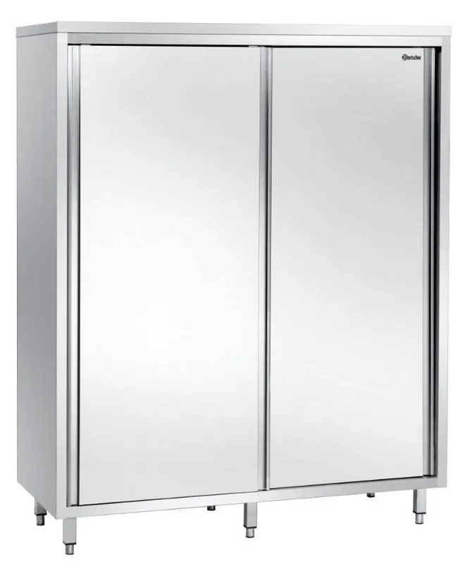 Servieskast RVS met 3 Draagplanken - 1200x600x2000(h)mm Speciale Aanbieding