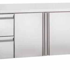 Koelwerkbank - RVS - 2 deurs en 2 lades - 179x70x(h)85cm Koop Vandaag