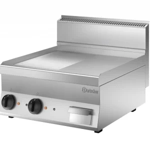Elektrische grillplaat - 1/2 glad - 1/2 geribd - 60x65x(h)29cm - 400V/7,8kW Tijdelijk Beschikbaar