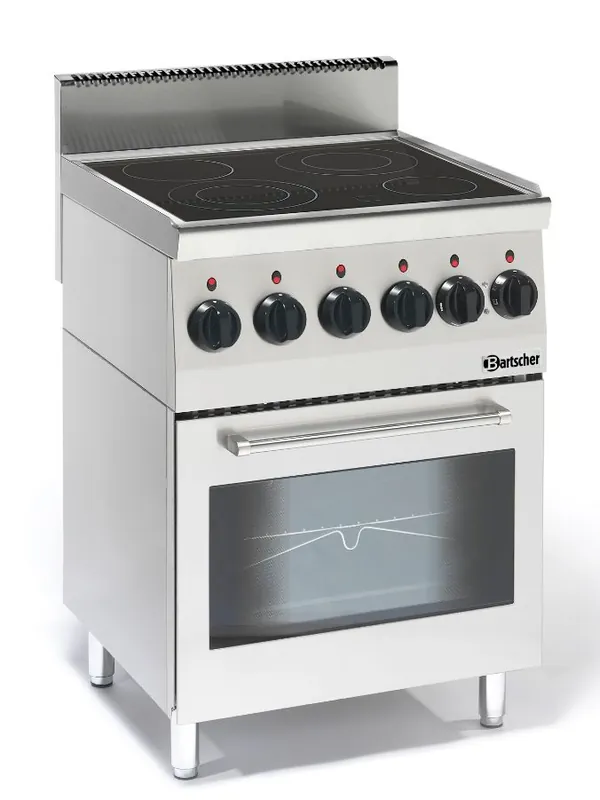 Gereduceerde Prijs Keramisch fornuis 600 serie - elektrische oven - 4 velden - 600x600x(h)900mm