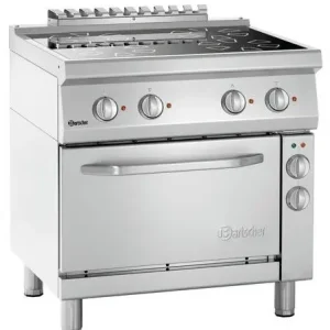 Nu Kopen Keramisch Fornuis - Elektrische Oven - 4 Zones Ø210mm - 400V - GN 1/1 - 800x700x850(h)mm