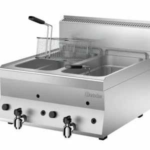 Gasfriteuse 650 Serie - 2x8 liter - 14 kW - 600x650x(h)295mm Gratis Retour