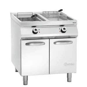 Laatste Kans Friteuse - Elektrisch - 2 x 20 Liter - 400V - 34,8 kW - Met Onderstel - 80(B) x 90(D) x 90(H)