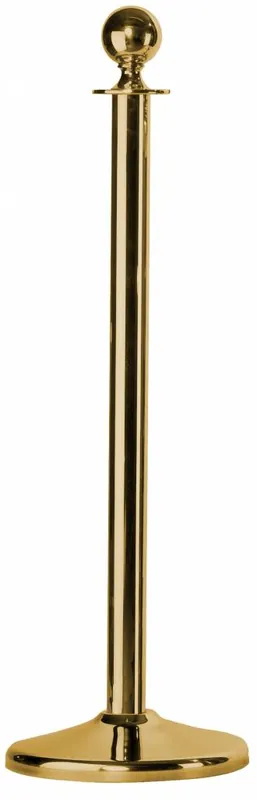 Exclusieve Aanbieding Afzetpaal Goud Classic 9 kg Hoogte 1m koorden goud