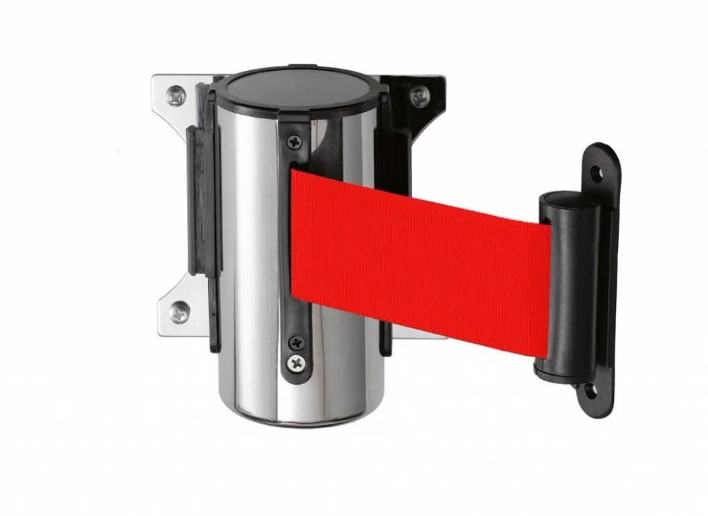 Hete Deal Muursysteem voor afzetpaal RVS rood Basic 3M