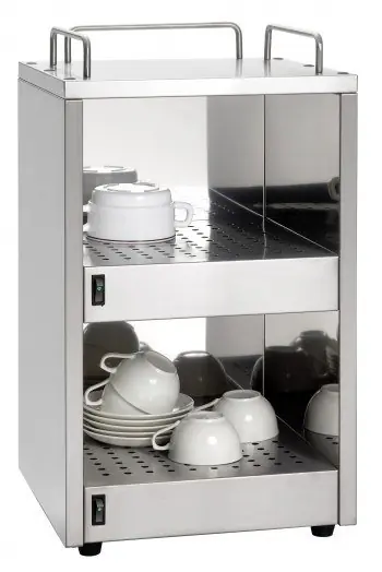 Kopjeswarmer RVS - 48 kopjes - 320x320x(H)545mm - XXL AANBIEDING! Beperkt Aanbod