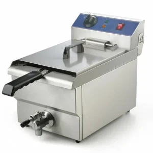 Lage Kosten Elektrische frituurpan - Uitlaatkraan - 13 liter - 310x505x(h)355mm