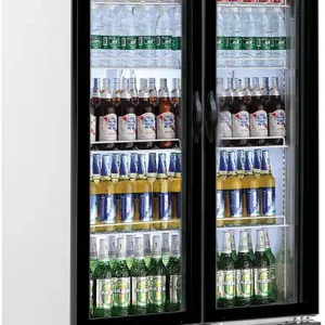 Gecertificeerd SARO Flessenkoeler met dubbele glasdeur model GTK 800
